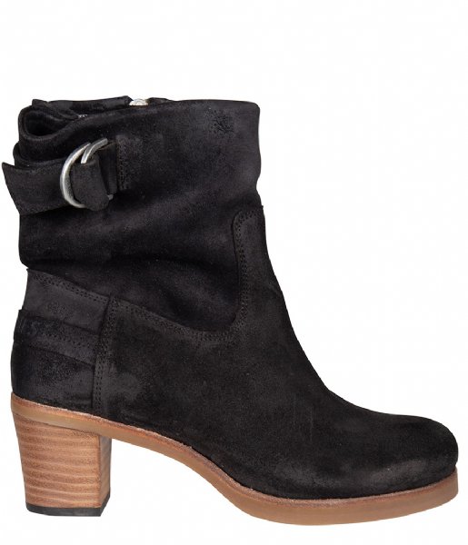 Shabbies  Ankle Boot With Zipper black